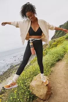 Интенсивные леггинсы для дочерей, черный