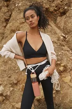 Интенсивный бюстгальтер для занятий дочерьми, черный