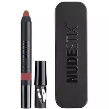 Интенсивный матовый карандаш для губ и щек 2,8 г Nudestix, цвет purity