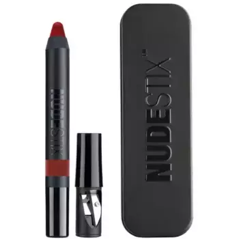Интенсивный матовый карандаш для губ и щек 2,8 г Nudestix, цвет royal