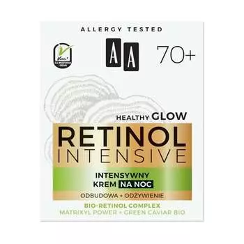 Интенсивный ночной крем, реконструкция + питание, 50 мл AA, Retinol Intensiv 70+