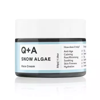 Интенсивный питательный крем для лица snow algae intensive face cream Q+A, вес 50 гр.