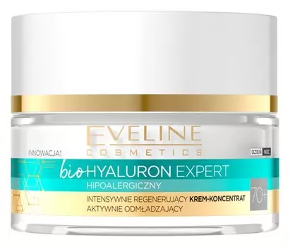 Интенсивный регенерирующий крем 70+ Eveline Cosmetics Bio Hyaluron Expert