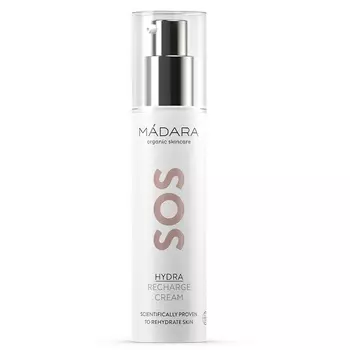Интенсивный увлажняющий крем для лица sos hydra recharge cream Madara, 50 мл
