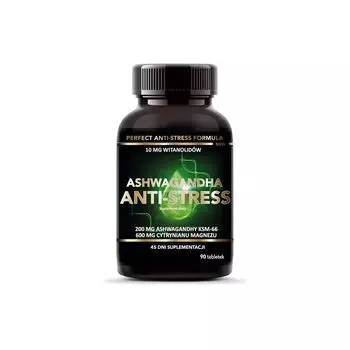 Intenson Ashwagandha Anti-Stress биологически активная добавка, 90 таблеток/1 упаковка