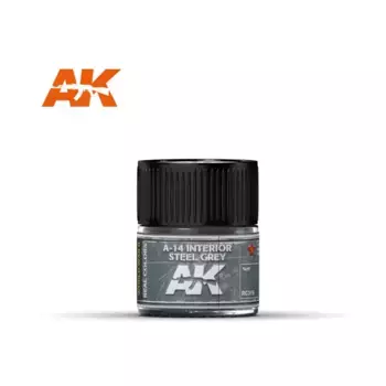 Интерьер Стальной Серый, Paint - Real Color (AK-Interactive)