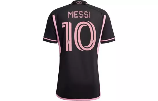 Inter Miami CF Лионель Месси 23/24 выездная аутентичная майка Adidas, черный