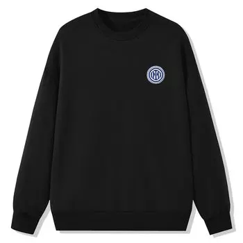 Inter Milan Football Club ФК Толстовка унисекс Internazionale Milano, Коричневый [утолщенный, на флисовой подкладке]