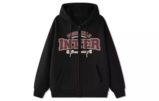 Inter Milan Football Club ФК Толстовка унисекс Internazionale Milano, Коричневый [утолщенный, на флисовой подкладке]