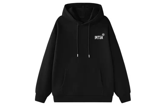 Inter Milan Football Club ФК Толстовка унисекс Internazionale Milano, Серый (утолщенный, на флисовой подкладке)