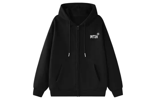 Inter Milan Football Club ФК Толстовка унисекс Internazionale Milano, Белый (утолщенный, на флисовой подкладке)