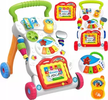 Интерактивная коляска-ходунок 3в1 + Znikopis Y15 elektrostator