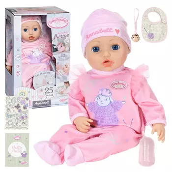 Интерактивная кукла Baby Annabell Active Annabell 43см