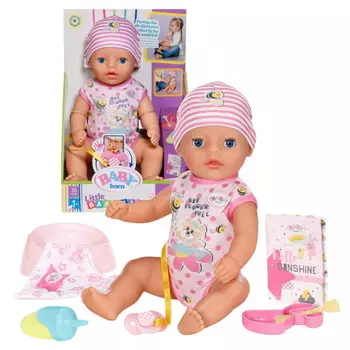 Интерактивная кукла Baby Born Лена Бобас + аксессуары 36см