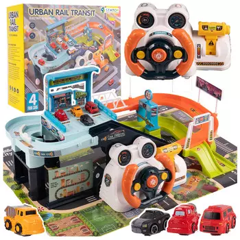 Интерактивная парковка с электрическим подъемником и рулевым колесом для 4 автомобилей Z957 elektrostator