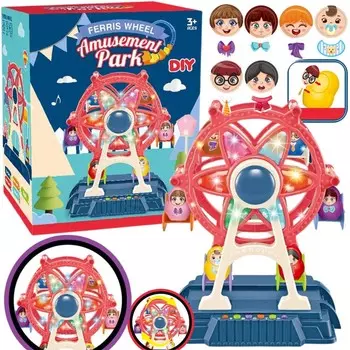 Интерактивное красочное колесо обозрения в парке развлечений «Карусель» со световым звуком Inna marka