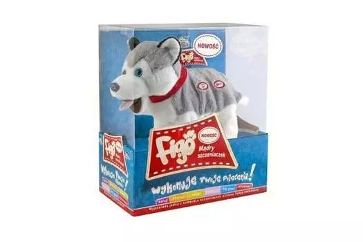 Интерактивный талисман Фигу Собака, которая реагирует на команды Хаски Madej