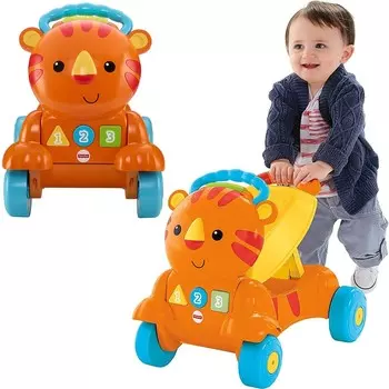 Интерактивный тигроход, каталка-толкач Fisher Price