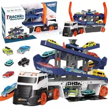 Интерактивный трек для грузовиков WOOPIE со звуком и светом