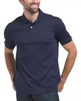 Интерлок-поло Chaps, темно-синий