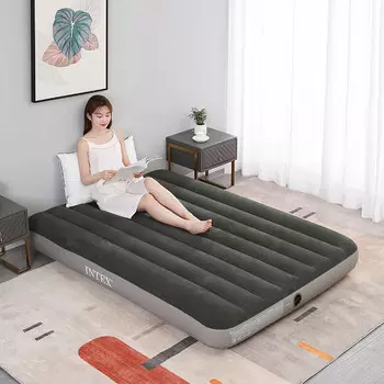 Intex64108W надувная плавающая кровать для кемпинга, уличный влагостойкий коврик, домашний эскорт, кресло для сна, двойная раскладная кровать N