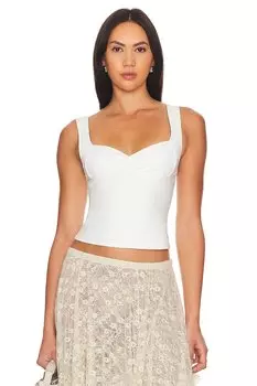 Интимно fp знаковая майка Free People, белый