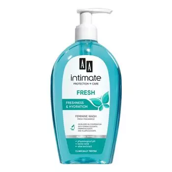 Интимное свежее женское гигиеническое мыло AA, 300 мл