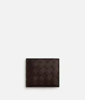 Intrecciato двойной кошелек с кошельком для монет Bottega Veneta