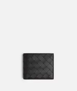 Intrecciato двойной кошелек с кошельком для монет Bottega Veneta