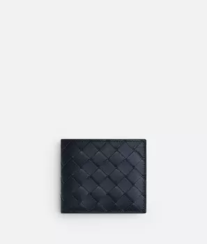 Intrecciato двойной кошелек с кошельком для монет Bottega Veneta