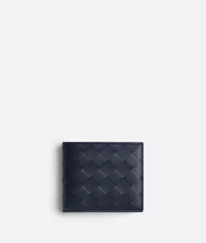 Intrecciato двойной кошелек с кошельком для монет Bottega Veneta
