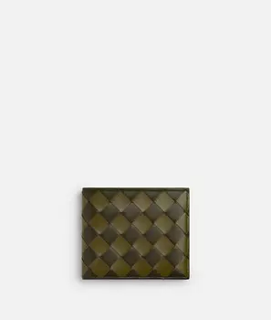 Intrecciato двойной кошелек с кошельком для монет Bottega Veneta