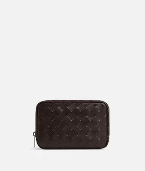 Intrecciato небольшой органайзер Bottega Veneta, карамельный
