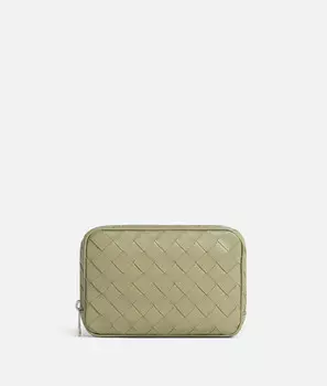 Intrecciato небольшой органайзер на молнии Bottega Veneta