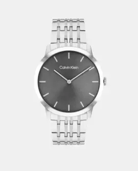Интрига 25300006 стальные мужские часы Calvin Klein, серебряный
