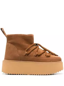 Inuikii ботинки на платформе, коричневый