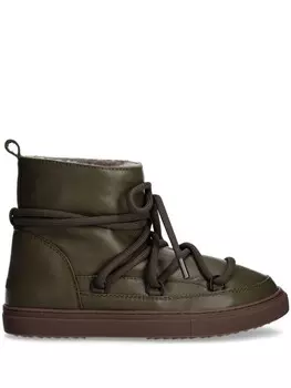Inuikii кожаные ботинки, зеленый