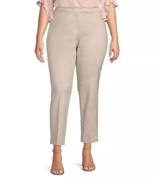 Investments Plus Size: прямые брюки 5TH AVE fit Elite с эластичной талией, бежевый