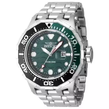 Invicta Мужские кварцевые часы Pro Diver 52 мм, серебряный