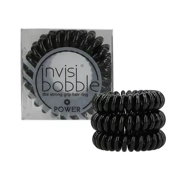 Invisibobble, Power, резинки для волос True Black, 3 шт