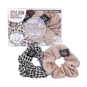 Invisibobble, Sprunchie, Набор резинок для скрученных королевских особ Великобритании, 2 шт
