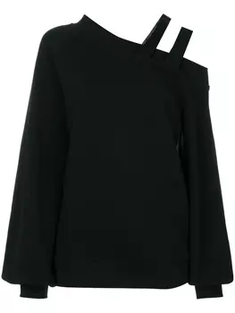 Ioana Ciolacu асимметричный вязаный свитер, черный