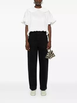 Ioana Ciolacu блузка Dahlia с оборками, белый