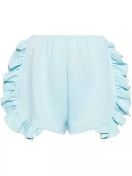 Ioana Ciolacu шорты Baby Peony с оборками, синий