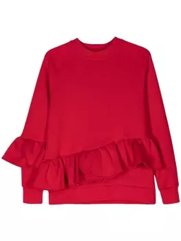 Ioana Ciolacu толстовка Cherry с оборками, красный