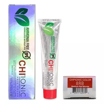 Ionic 8Rb Medium Red Blonde Перманентный сияющий цвет, Chi