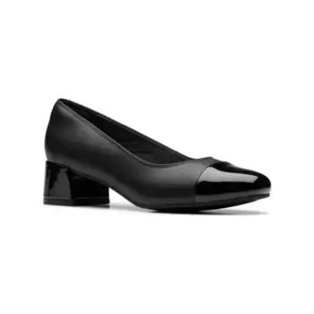 Иридесса женские кожаные туфли Clarks, цвет black leather