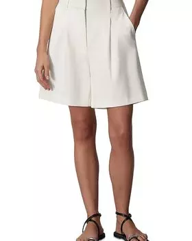 Ирина Укороченные Брюки Миди с Поясом из Понте rag & bone, белый