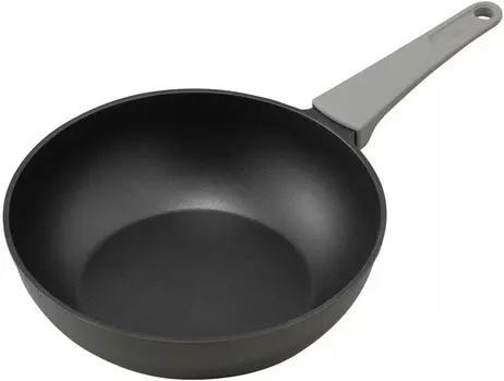 Iris Ohyama DCP-G26 Сковорода с ромбовидным покрытием, 10,2 дюйма (26 см), глубокая, сковорода, для газовых плит, легкая, металлическая, легко чистится, противоскользящая ручка, жемчужно-серый