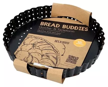 IRKMANN круглая форма для запекания и тарта, 20 x В 3 см, из перфорированной углеродистой стали, с антипригарным покрытием RBV Birkmann